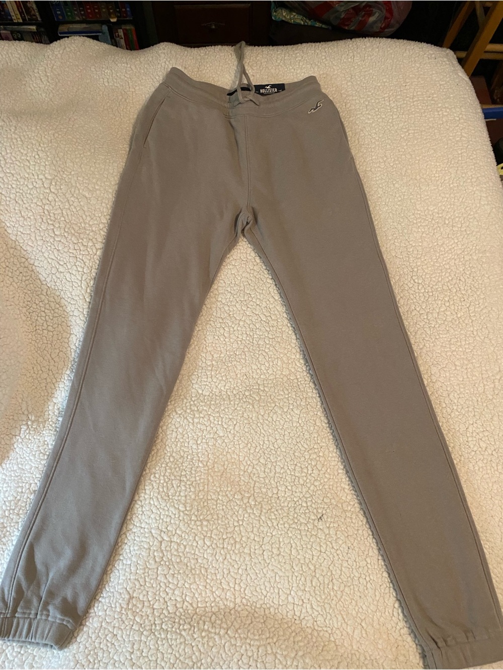 Hollister Men's Taupe/Beige Slim Jogger Sweatpants NWT